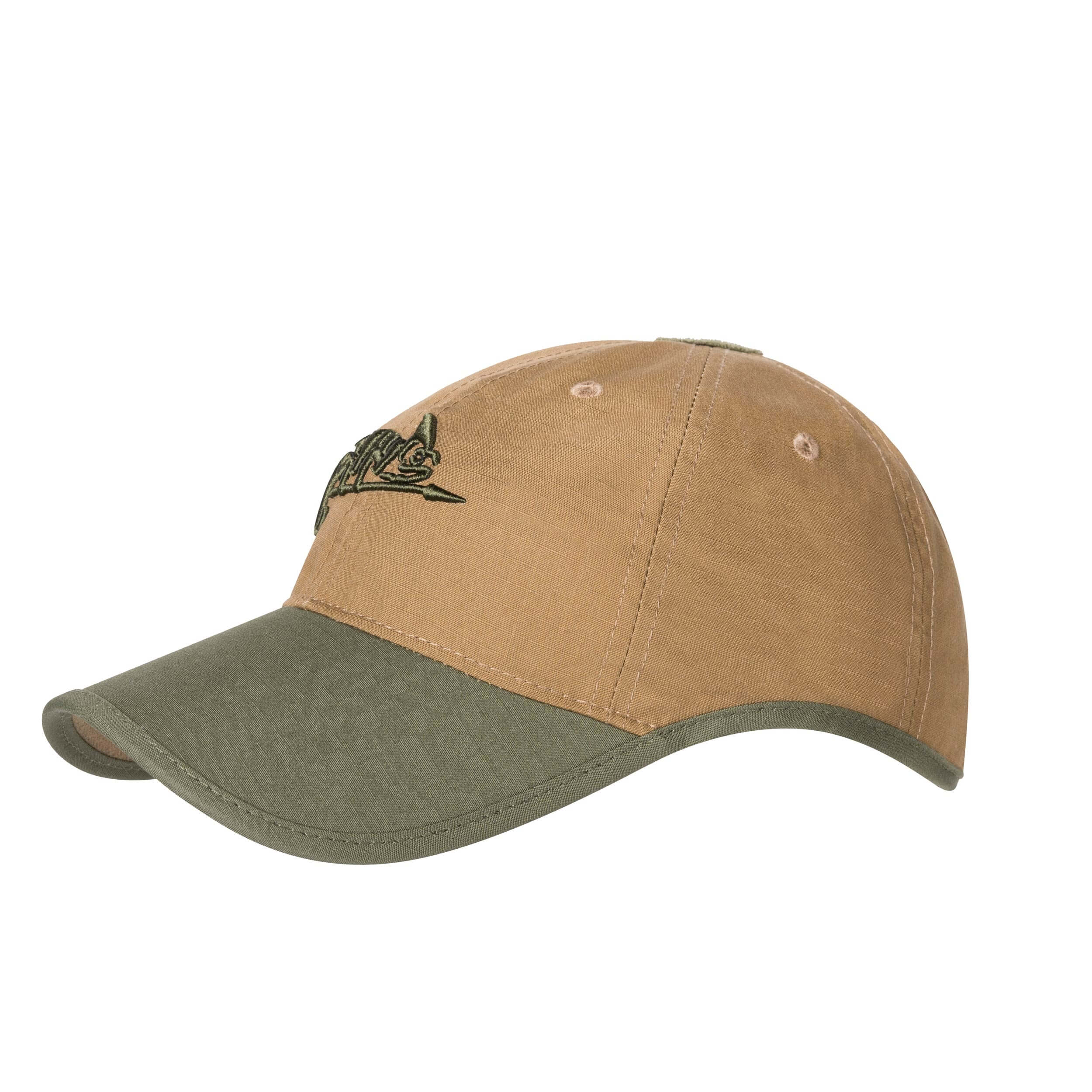 Helikon-Tex Logo Cap -PolyCotton Ripstop- Coyote / Olive Green A
