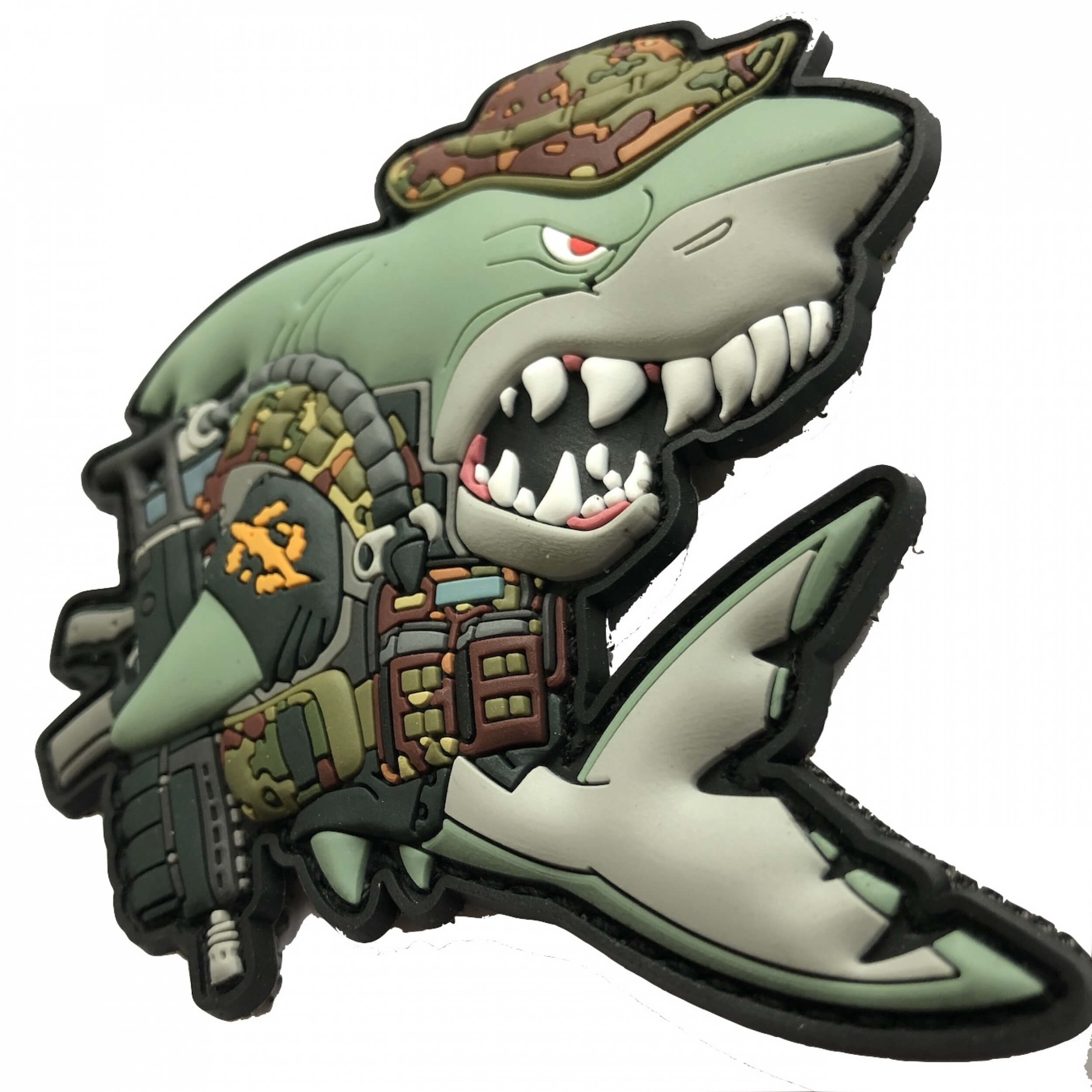 Combat Diver Shark Project Charity Patch  