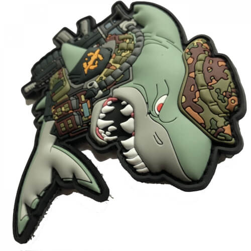 Combat Diver Shark Project Charity Patch  
