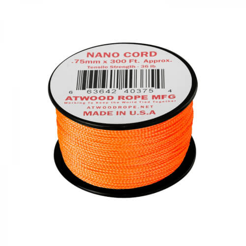Atwood Rope MFG™ -  Nano Cord (300ft) - Neon Orange