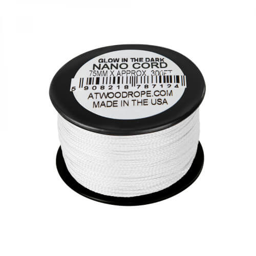 Atwood Rope MFG™ -  Nano Uber Glow Cord .75mm (300ft) - White